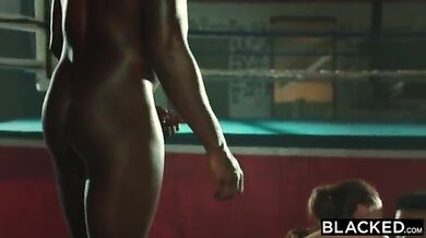 Sexy slut dominated by two BBC's