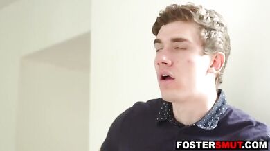 Foster mom fucked son and daughter