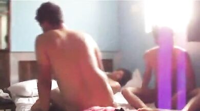 Indian threesome sex