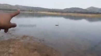 Indian couple outdoor sex