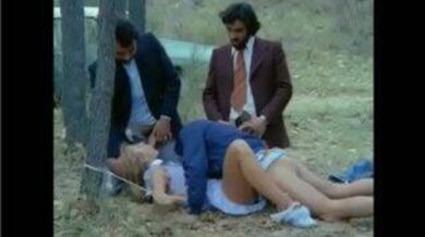 Vintage outdoor gangbang