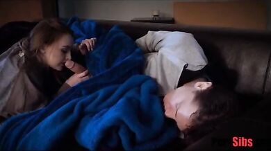 Sister took brother's dick