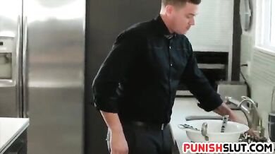 Sexy girl gangbanged brutally