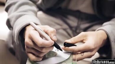 Horny guy fucked a blonde girl