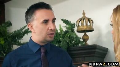 Secretary fucked on her first day