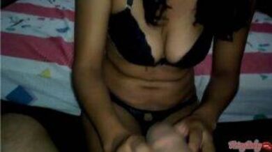 GF sucked her BF's dick and balls