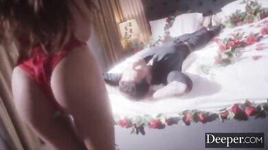 Horny BF fucked his sexy flower girl