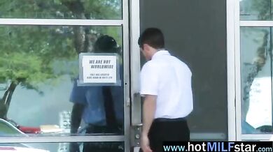 Busty ladies fucked the new employee