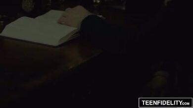 Professor fucked his teen student in his cabin