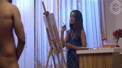 Indian model fucked the painter