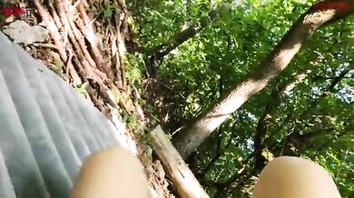 Kinky BF fucked his GF in the jungle