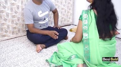 Horny Indian wife forced her husband to fuck her