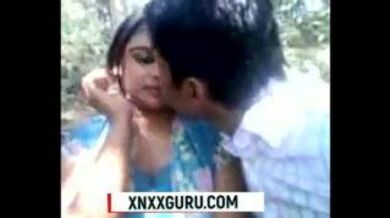 Indian BF squeezed his GF's breast