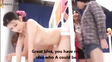 Japanese brother fucked his sister in a show