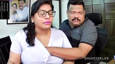 Indian couple fucked on a live camera