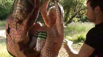 A pervert fucked two girls brutally in the jungle