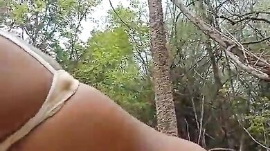 Indian BF fucked his slut girlfriend in the jungle