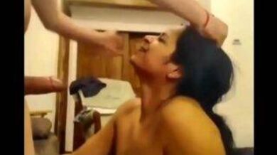 Indian wife sucked a dick while drinking alcohol