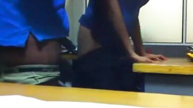 A horny Indian guy fucked his colleague in the office