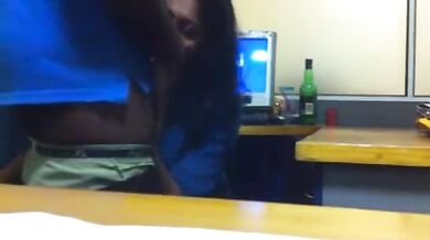 A horny Indian guy fucked his colleague in the office