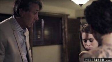 Spanish girl fucked her father and brother together