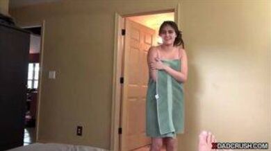 Horny daughter fucked by her father