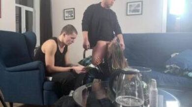 Stranger fucked a GF in front of her BF