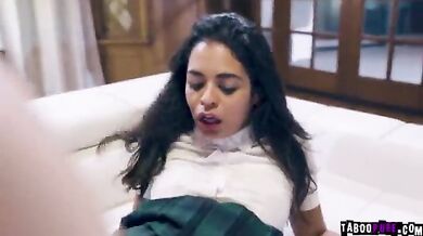 American bro-sis tricked Indian teen for forceful fuck