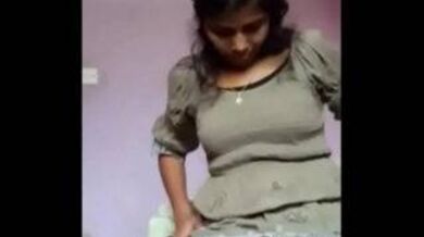 Desi girl got big dildo in birthday gift for hairy pussy