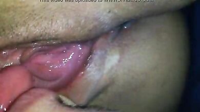 Hot girl pussy licking closeup video