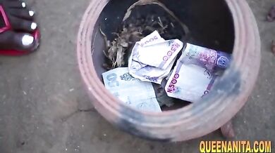 Nude Nigro bagger fucked in corner