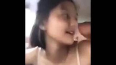 School teen enjoying sex in moving car