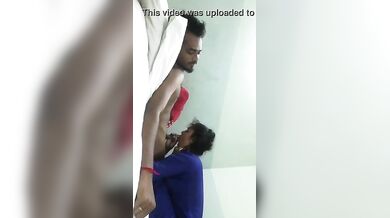 Indian couple showing blowjob show on webcam