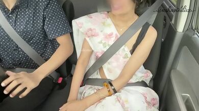 Hot woman in saree fucked by friend ay home