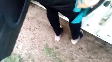 Fucked Office colleague while going to office