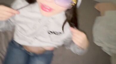 sexy gf ride bf manhood cock in cowgirl