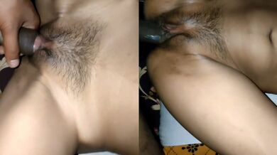 Hairy pussy lean girl hot sex