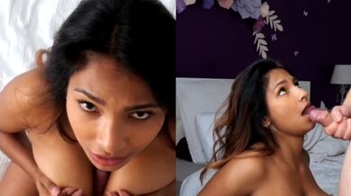 Dusky slut big boobs massage