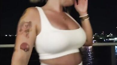 American couple enjoys hardcore resort sex