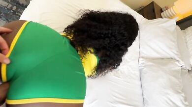 African slut whore fuck with her boss