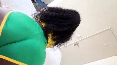 African slut whore fuck with her boss