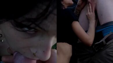 Britsh woman meet ex boyfriend and has oral sex