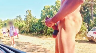 Young man dick flashing infront of married woman