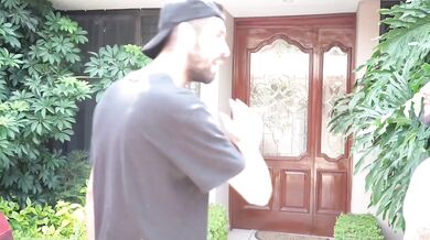 Stepbrothers seduces big ass sister for hot blowjob