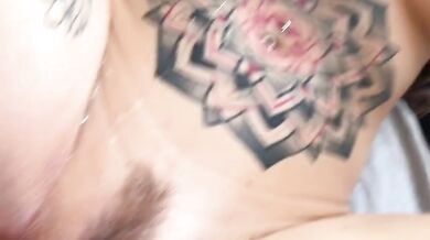 Hippy woman fucks with close friend cock