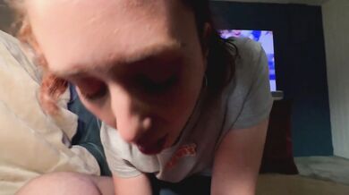 Beautiful ass daughter rides her dad's big manhood cock