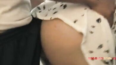 Nephew sliding his cock into his aunt's big ass