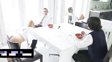 Lipstick mother fucks husband and her stepson