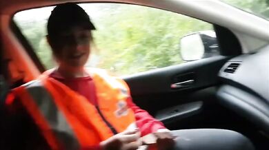 Sweet bitch post woman sucks manhood cock for money