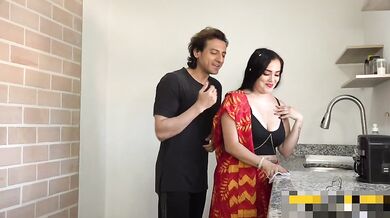 Indian maid fucks with her owner's son